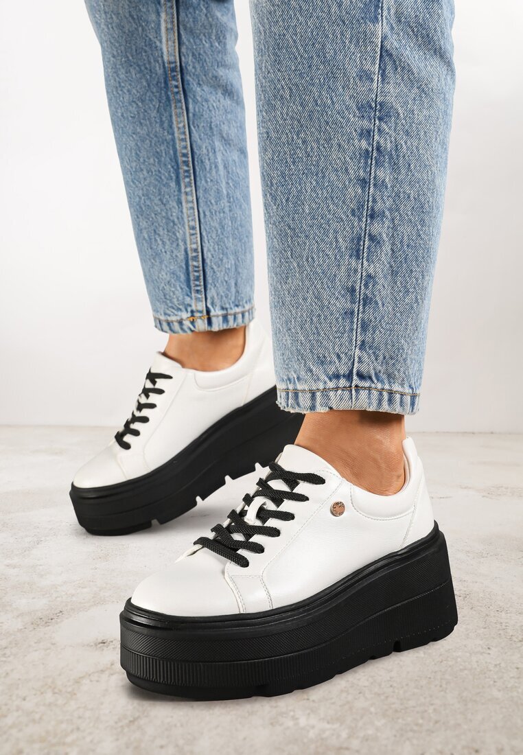 vices Sneakers Tuliri Alb cu negru