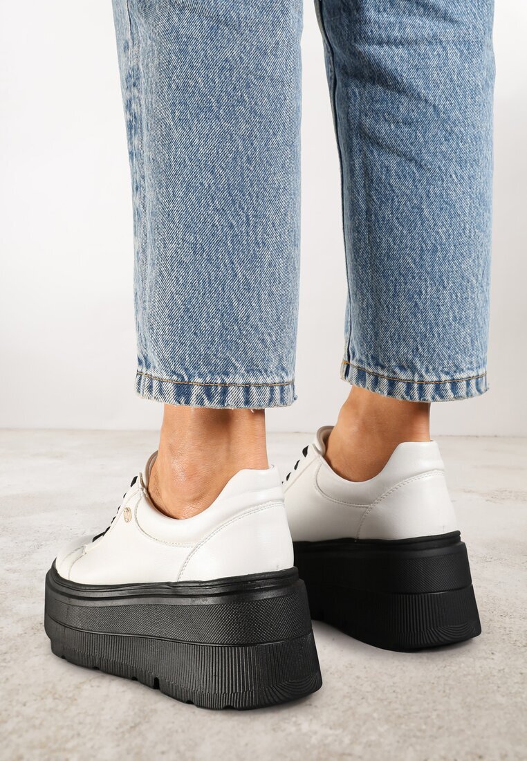 vices Sneakers Tuliri Alb cu negru