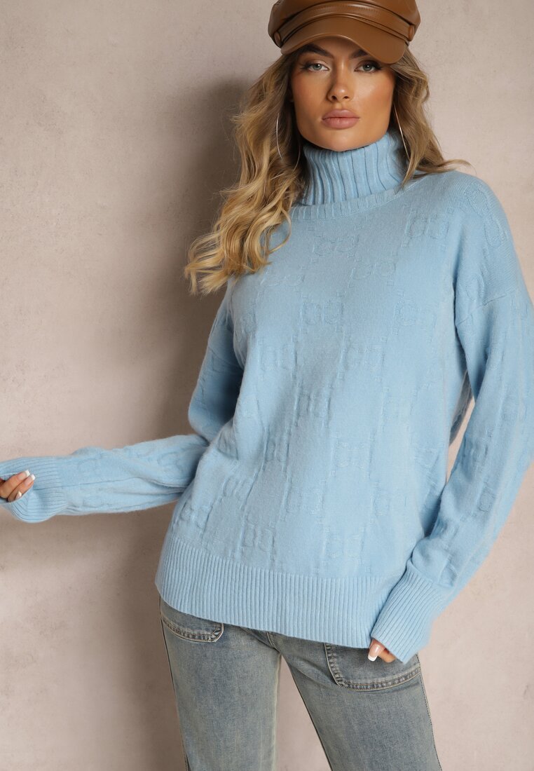 wool fashion Maletă Albastră cu Croi Clasic Savelle