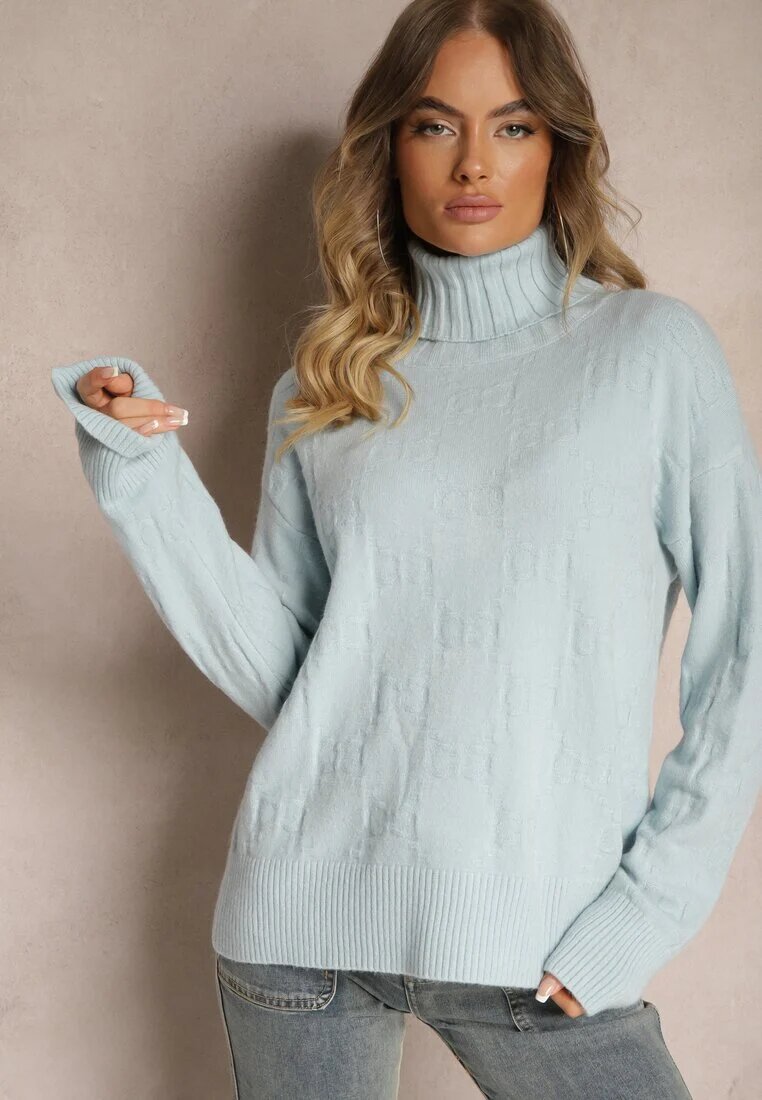 wool fashion Maletă Albastru deschis cu croială clasică Savelle