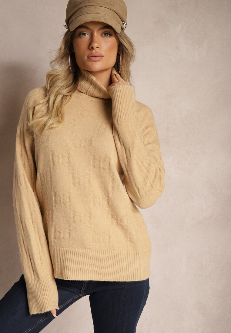 wool fashion Maletă Bej Cu Croială Clasică Savelle