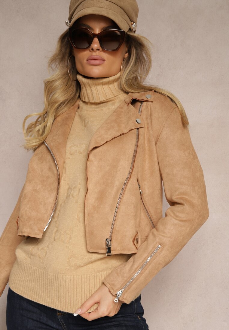 wool fashion Maletă Bej Cu Croială Clasică Savelle