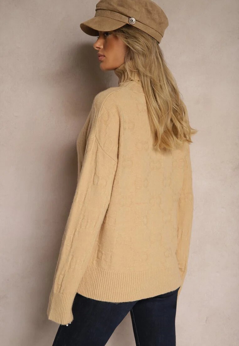 wool fashion Maletă Bej Cu Croială Clasică Savelle