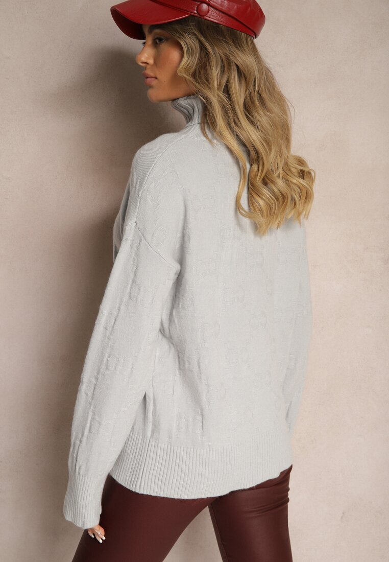 wool fashion Maletă Gri cu Croială Clasică Savelle
