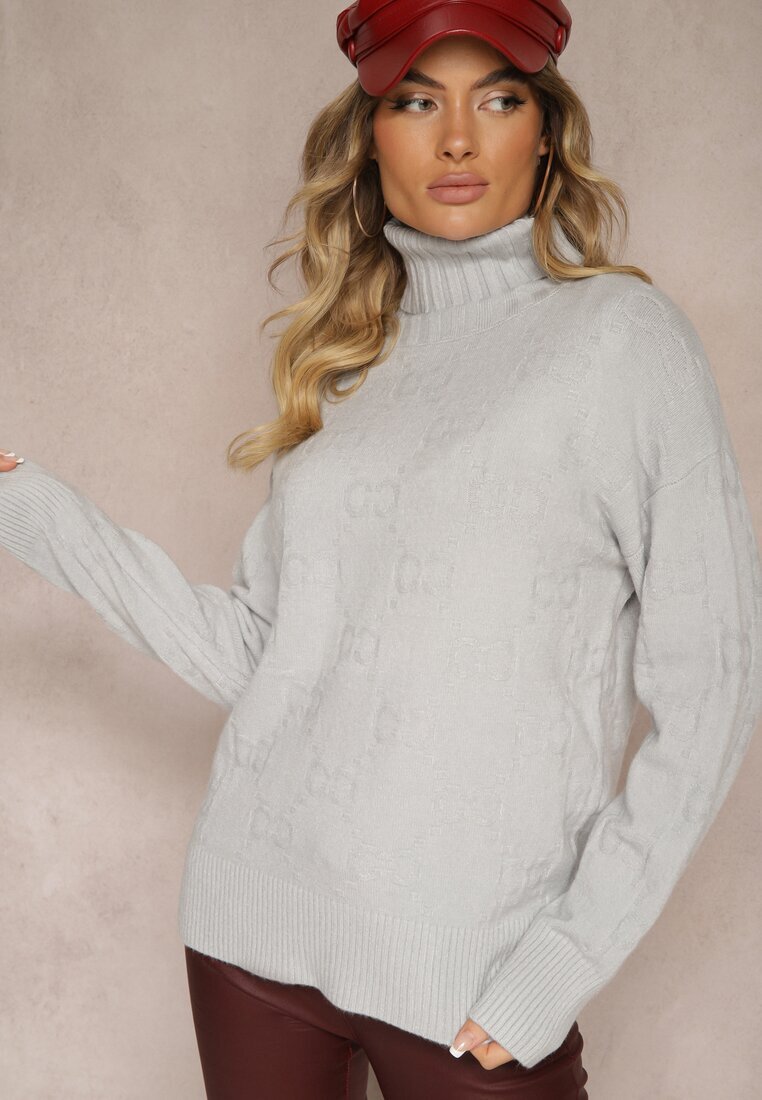 wool fashion Maletă Gri cu Croială Clasică Savelle