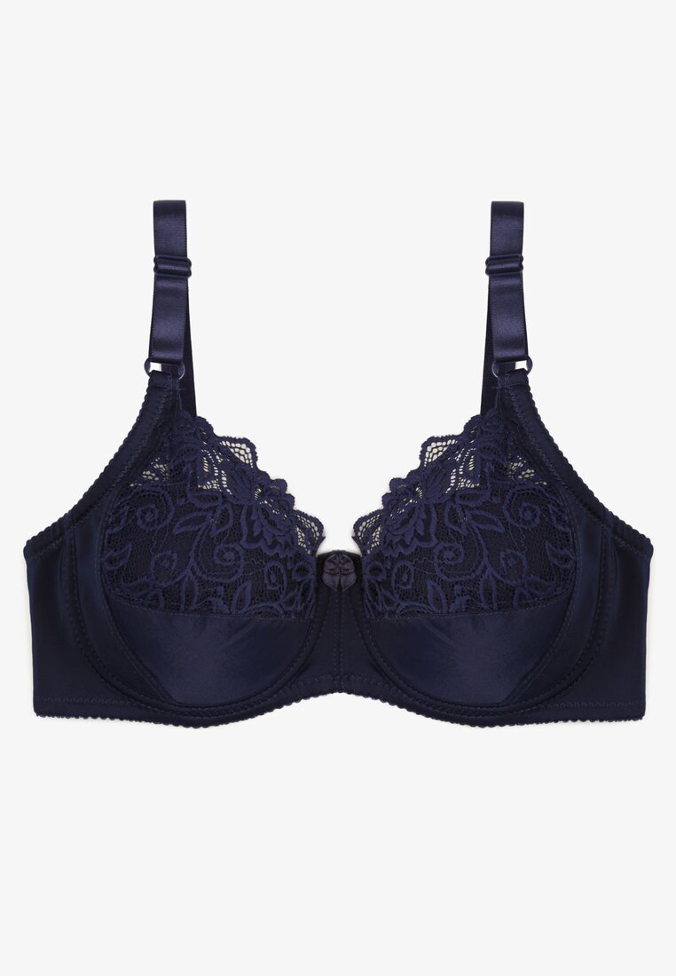 yalis Sutien Bleumarin Din dantelă Nilannesa
