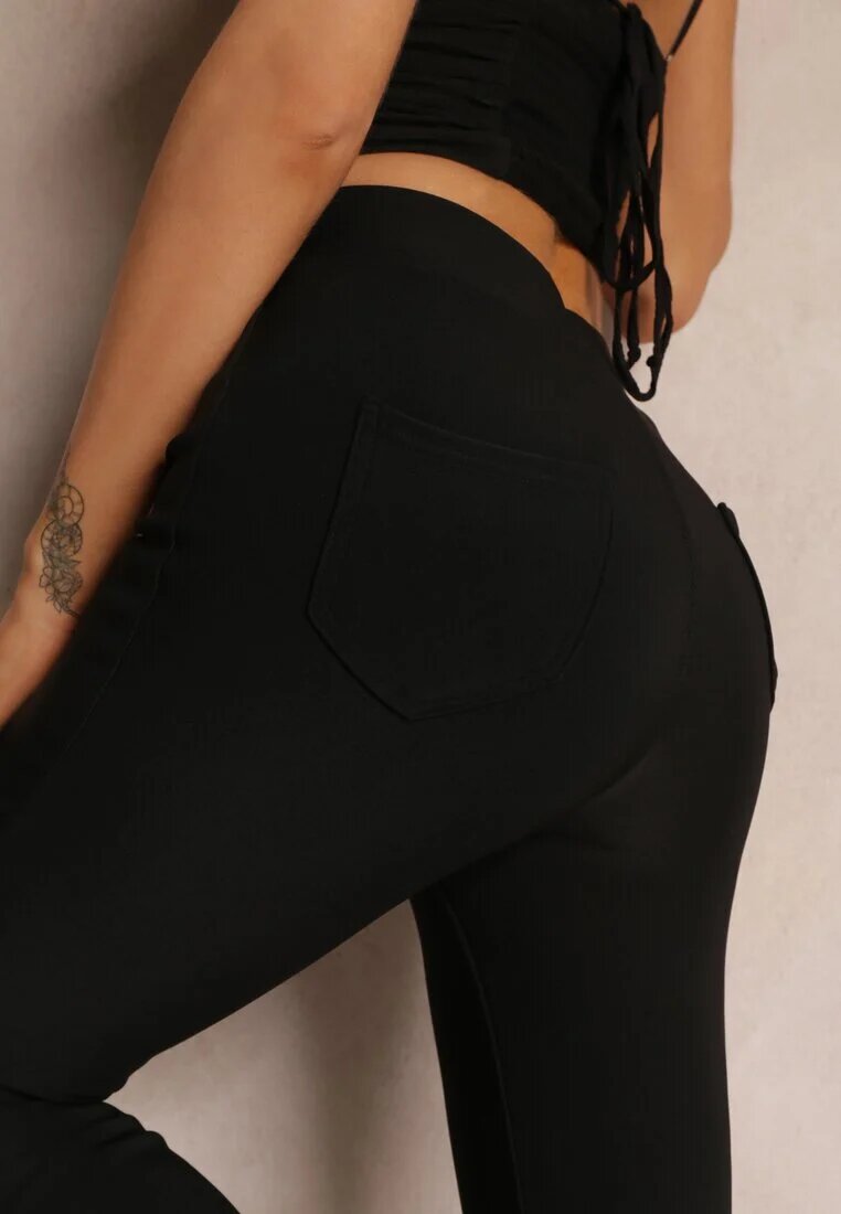 yu & me Pantaloni negri evazați Fingen