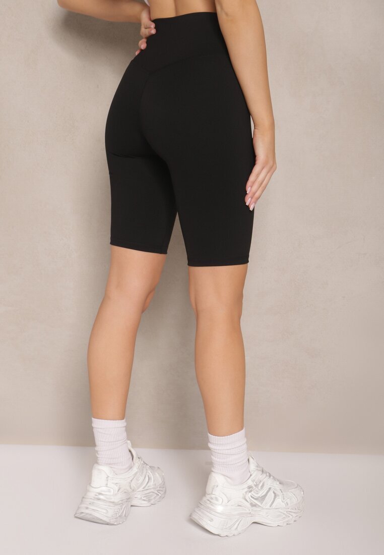 yu & me Pantaloni scurți Negri de ciclism Talie înaltă Basalla