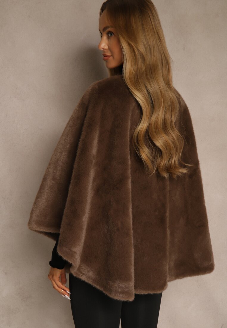 yu & me Poncho Maro Pufos Decorat cu curea Monareva