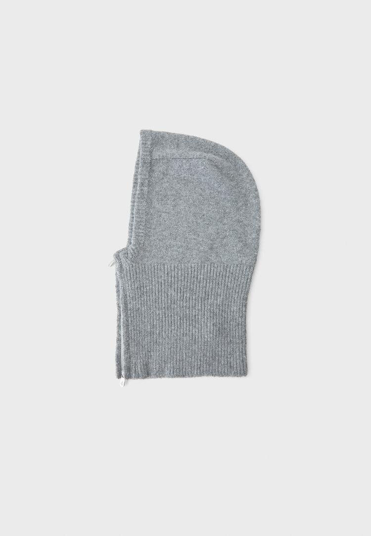 Stradivarius Balaclava Cu Fermoar Gri Melanj Os