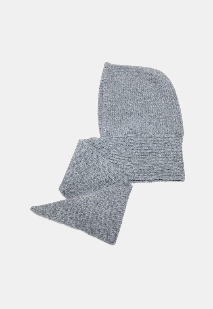 Stradivarius Balaclava Gri Închis Os