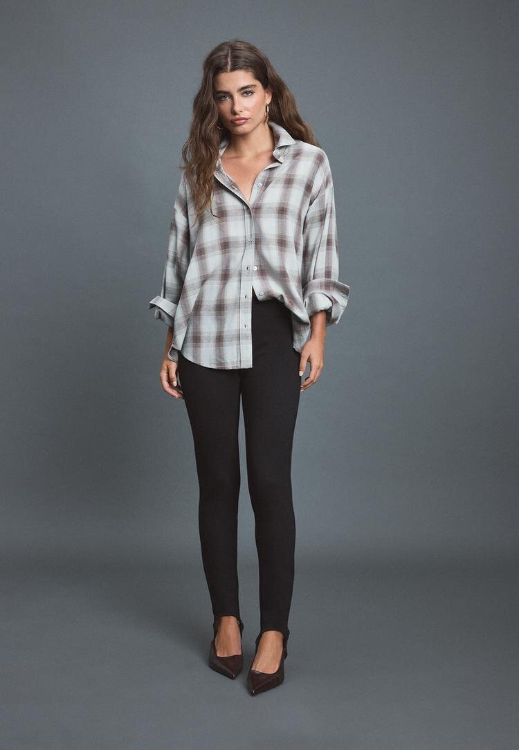 Stradivarius Cămașă Regular Ajustabilă Kaki S