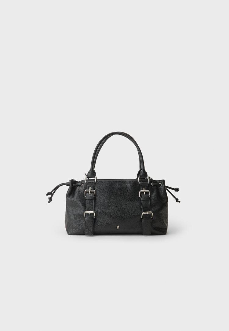 Stradivarius Geantă City Crossbody Negru Os