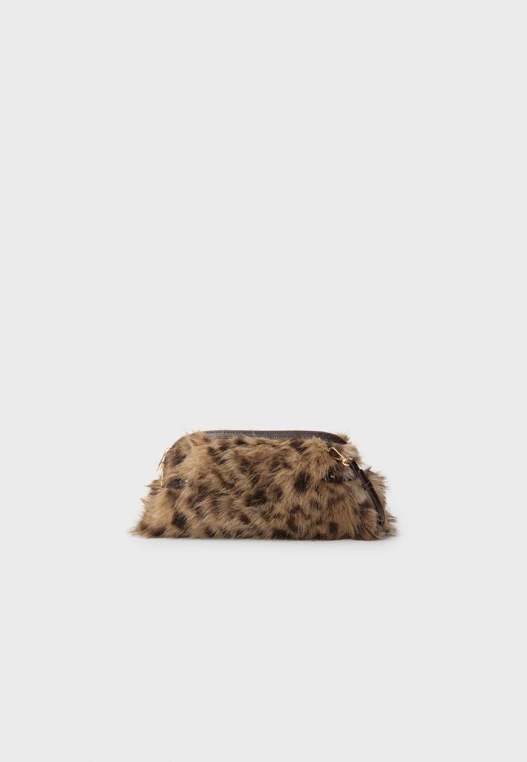Stradivarius Geantă Crossbody Retro Caramel Os