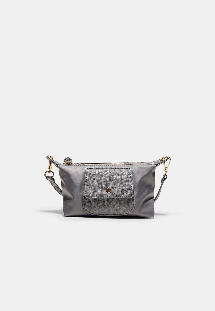Stradivarius Geantă Mini Combinată Albastru Marin Os