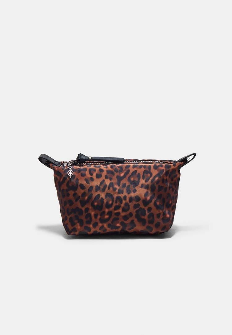 Stradivarius Neseser Leopard Albastru Os