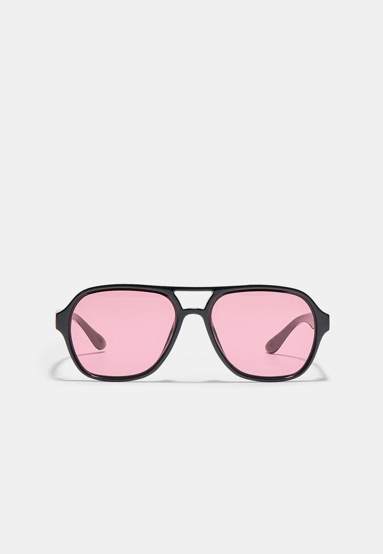 Stradivarius Ochelari Din Pastă Cu Dublu Puntea Roz Os