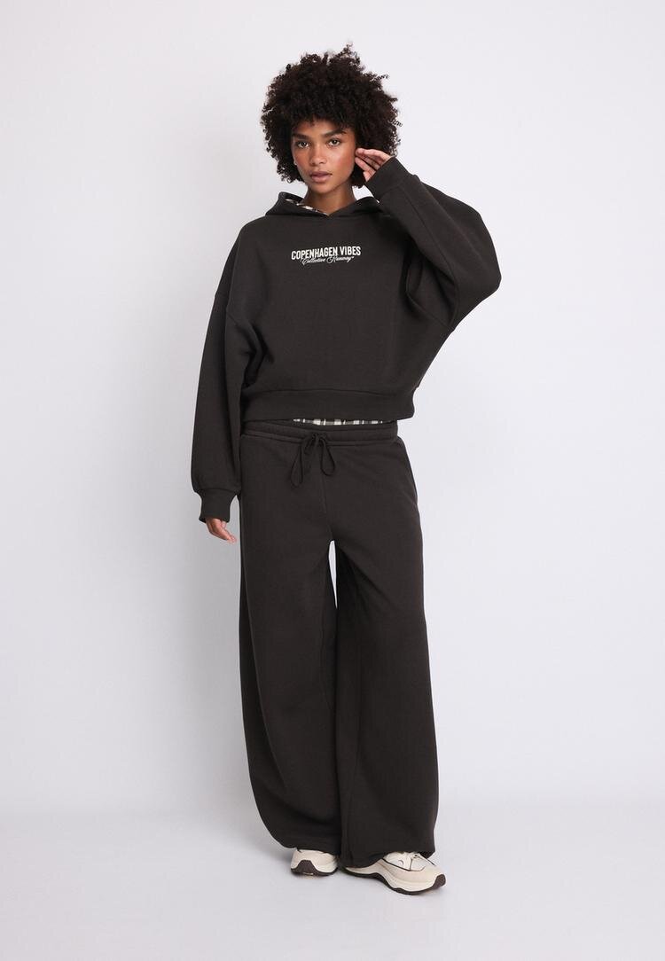 Stradivarius Pantaloni Jogger Cu Detaliu Tip Boxer Albastru Marin S