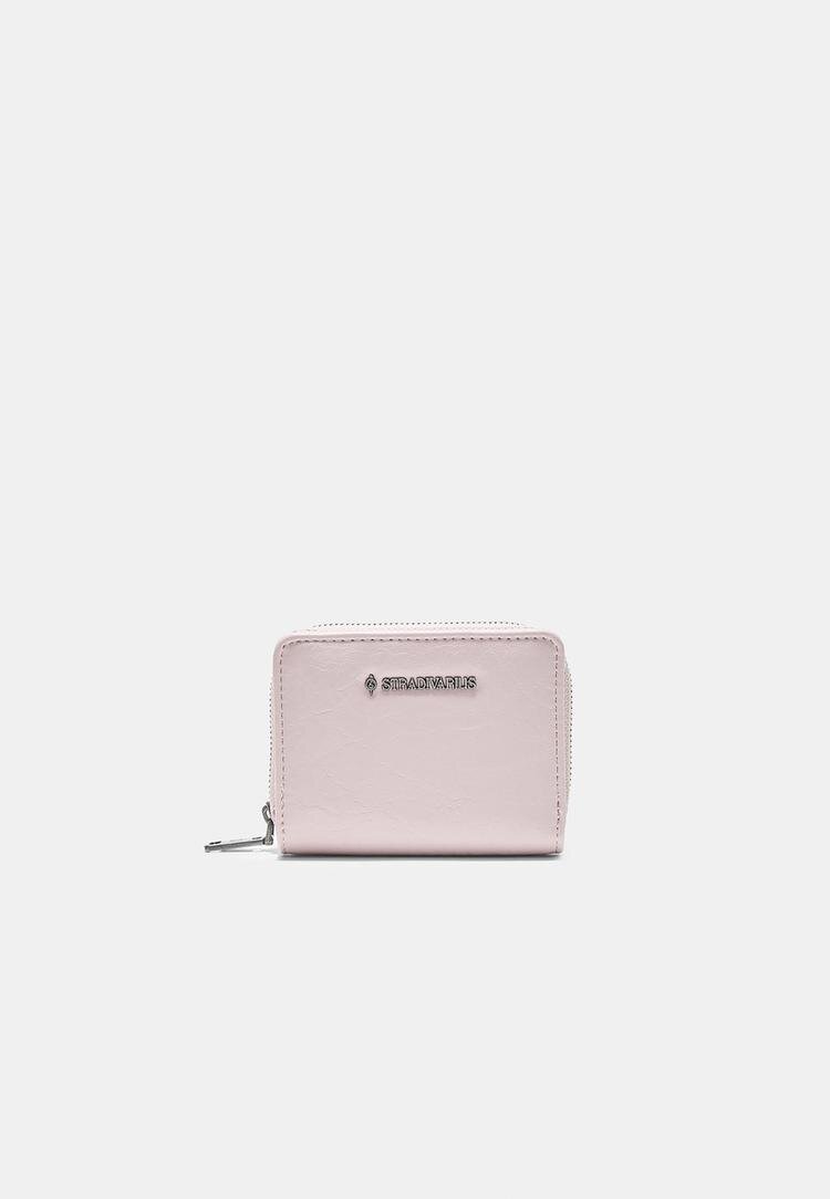 Stradivarius Portofel Dreptunghiular Roz Pastel Os