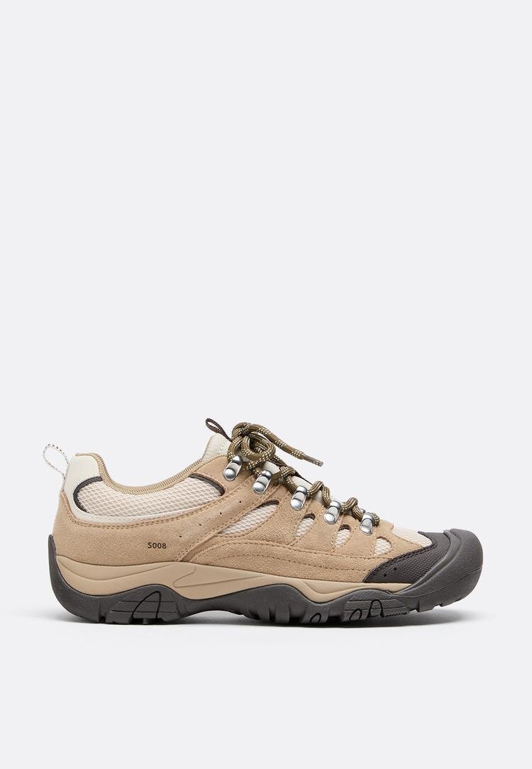 Stradivarius S008 Pantofi Sport Track Bej 36