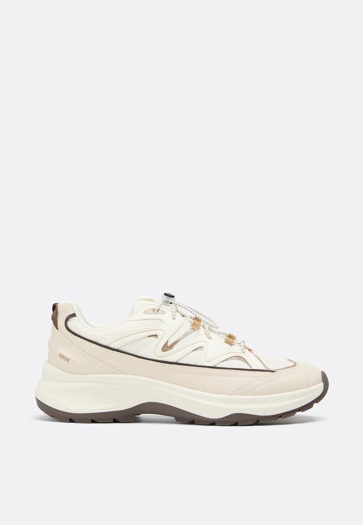 Stradivarius S008 Pantofi Sport Track Crem 38