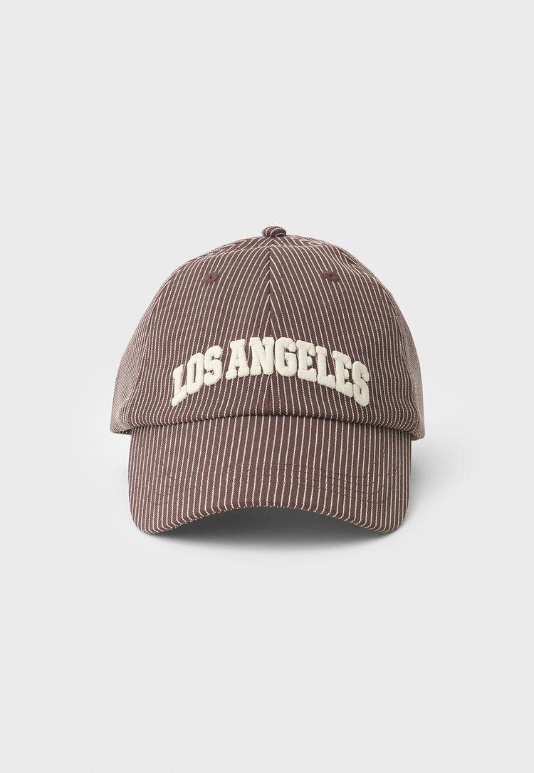 Stradivarius Șapcă Los Angeles Maro Os