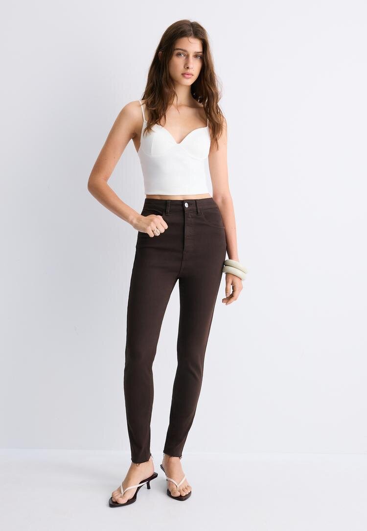 Stradivarius Super High Waist Maro 42